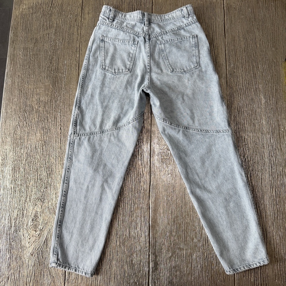 IRO Thenay Carrot-fit Jeans In Blue Grey Size 38 - Medium MSRP $395 - Picture 5 of 8